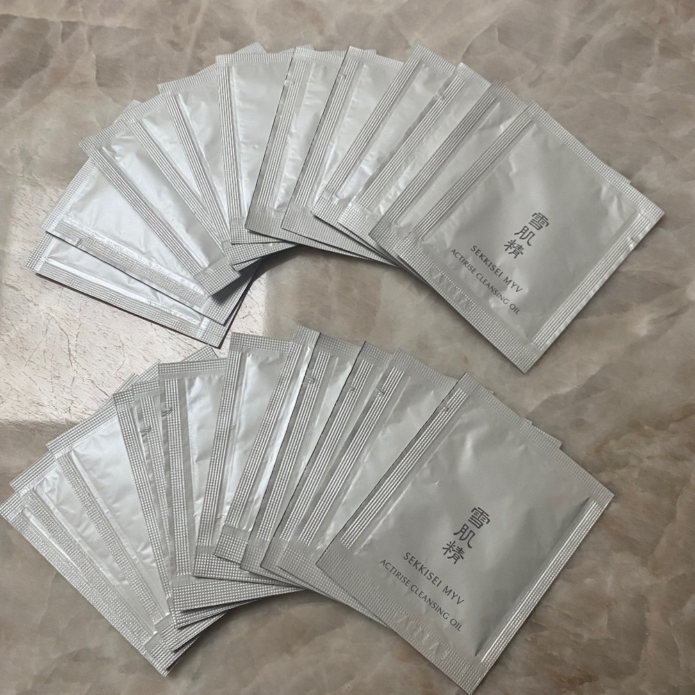 Lot of 96 - 24 each of Sekkisei Actirise Cleansing Oil, Wash, Lotion, Emulsion